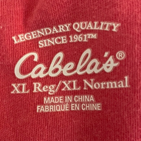 Cabela’s Pink Camouflage Embroidered Logo Long Sleeve Pullover Sweatshirt Hoodie - Picture 4 of 6